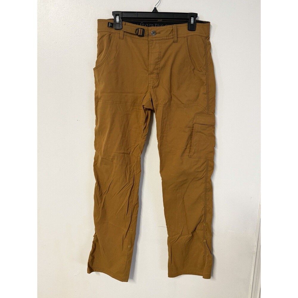 prAna Stretch Zion II Pants Men 30x32 Brown Hiking Cargo Outdoor - Picture 2 of 8